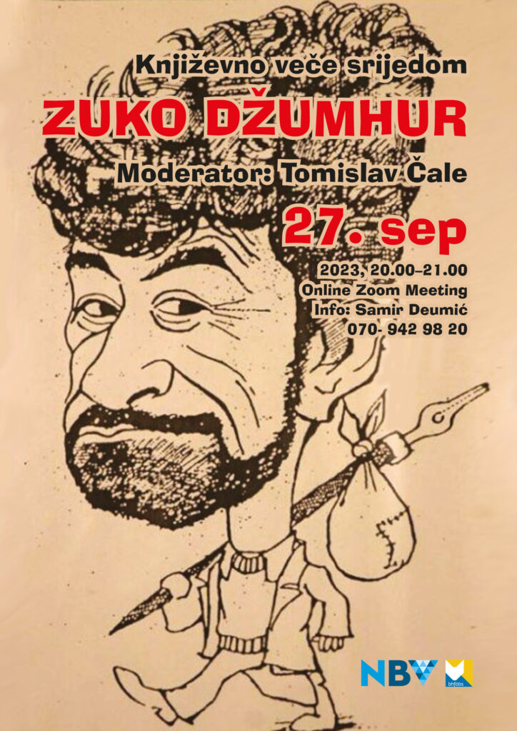 Književno veče srijedom: Zuko Džumhur