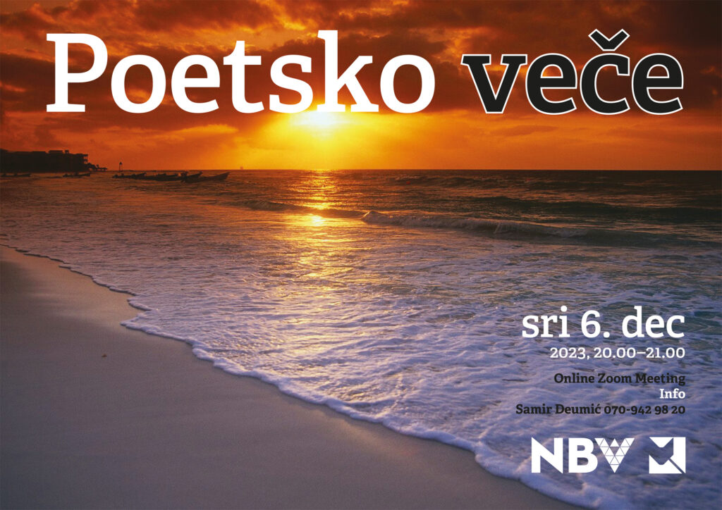 Književno veče srijedom: Poetsko veče